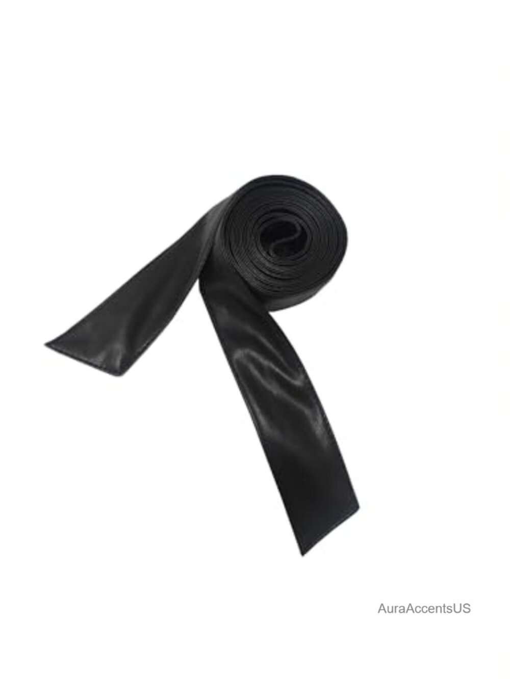 Women Soft Faux Leather Sash Obi Waist Tie Belt for Dress Coat